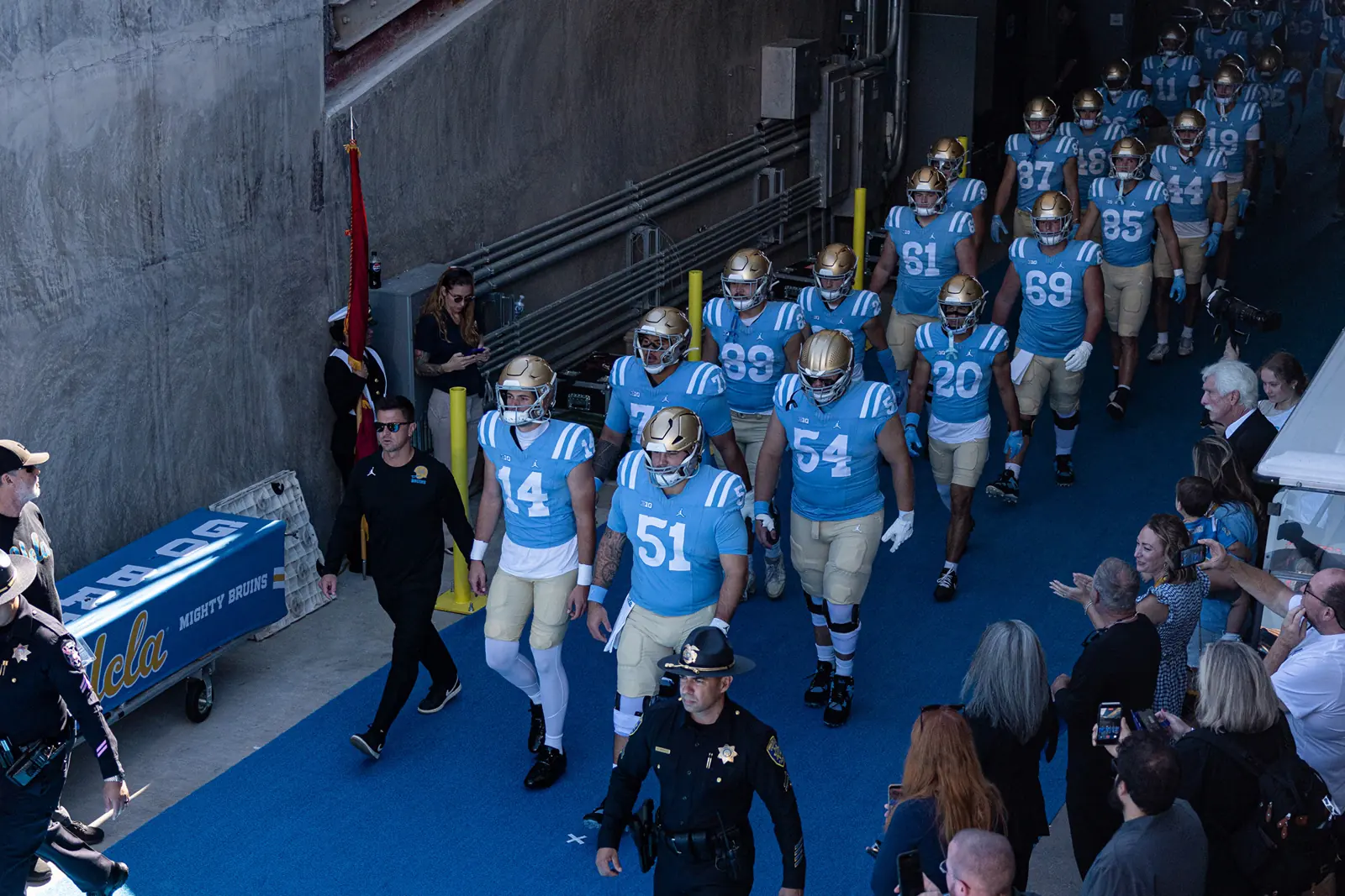 UCLA and Michigan State at the Rose Bowl, October 24, 2026.