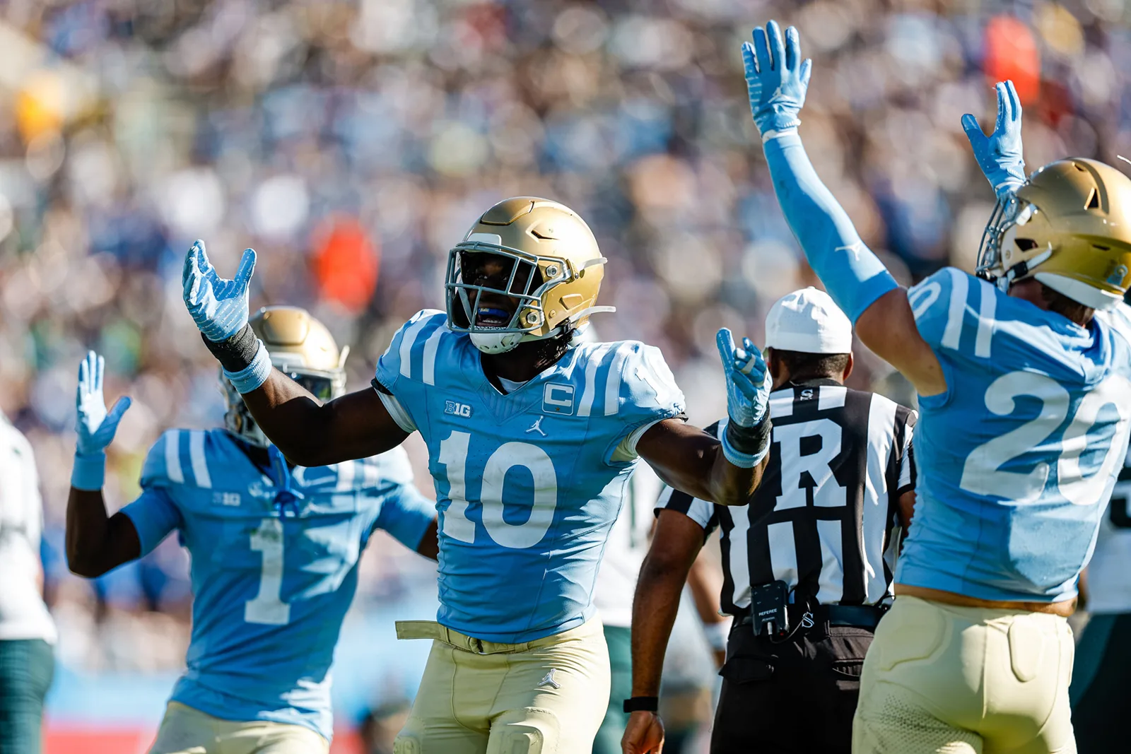 UCLA and Michigan State at the Rose Bowl, October 24, 2026.