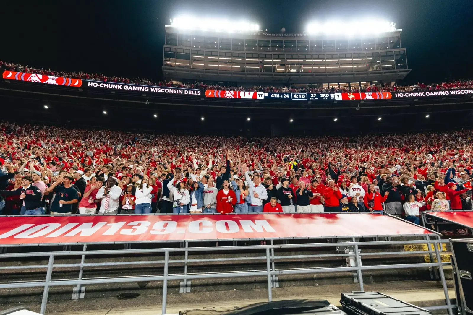 Student Section - Wisconsin vs. USC, October 24, 2026.